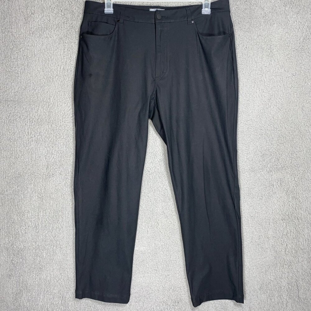 VRST Athletic Men’s Size 38x29 Commuter Travel Chino‎ Pants Black
